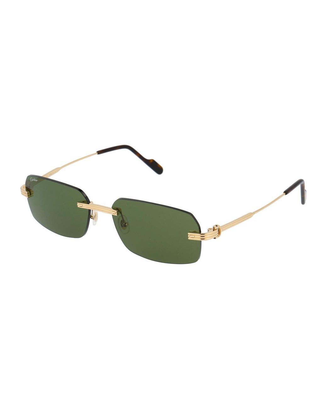 Cartier Green Logo Sunglasses for men