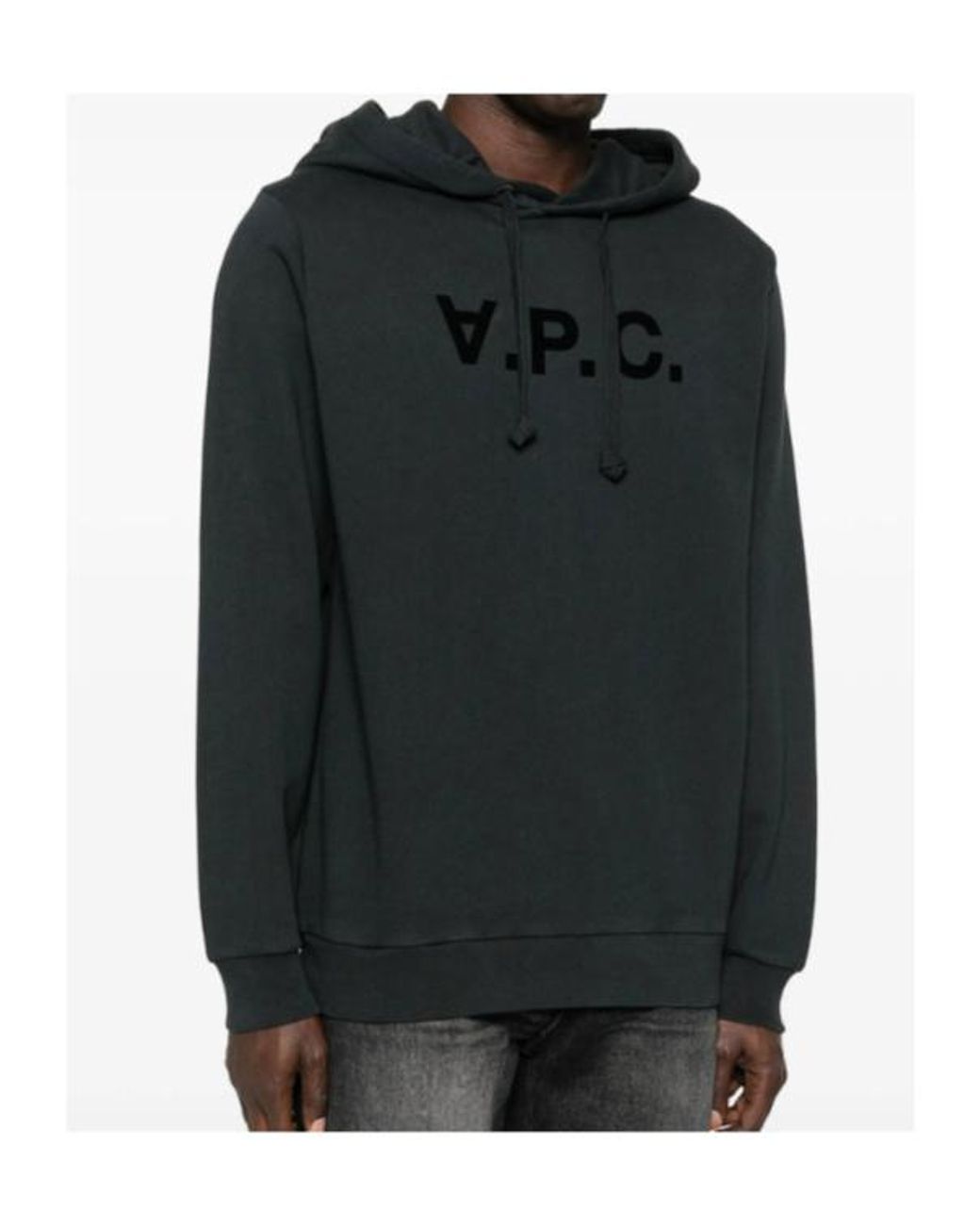 A.P.C. Black Standard Grand Vpc Hoodie for men