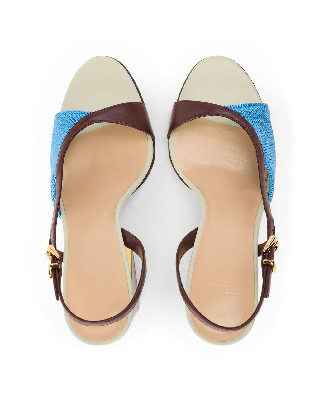 Fendi Blue Simple High Heels