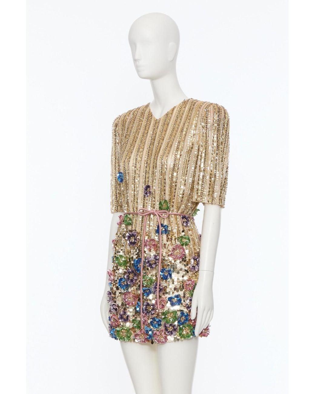 Valentino White V-Neck Dress