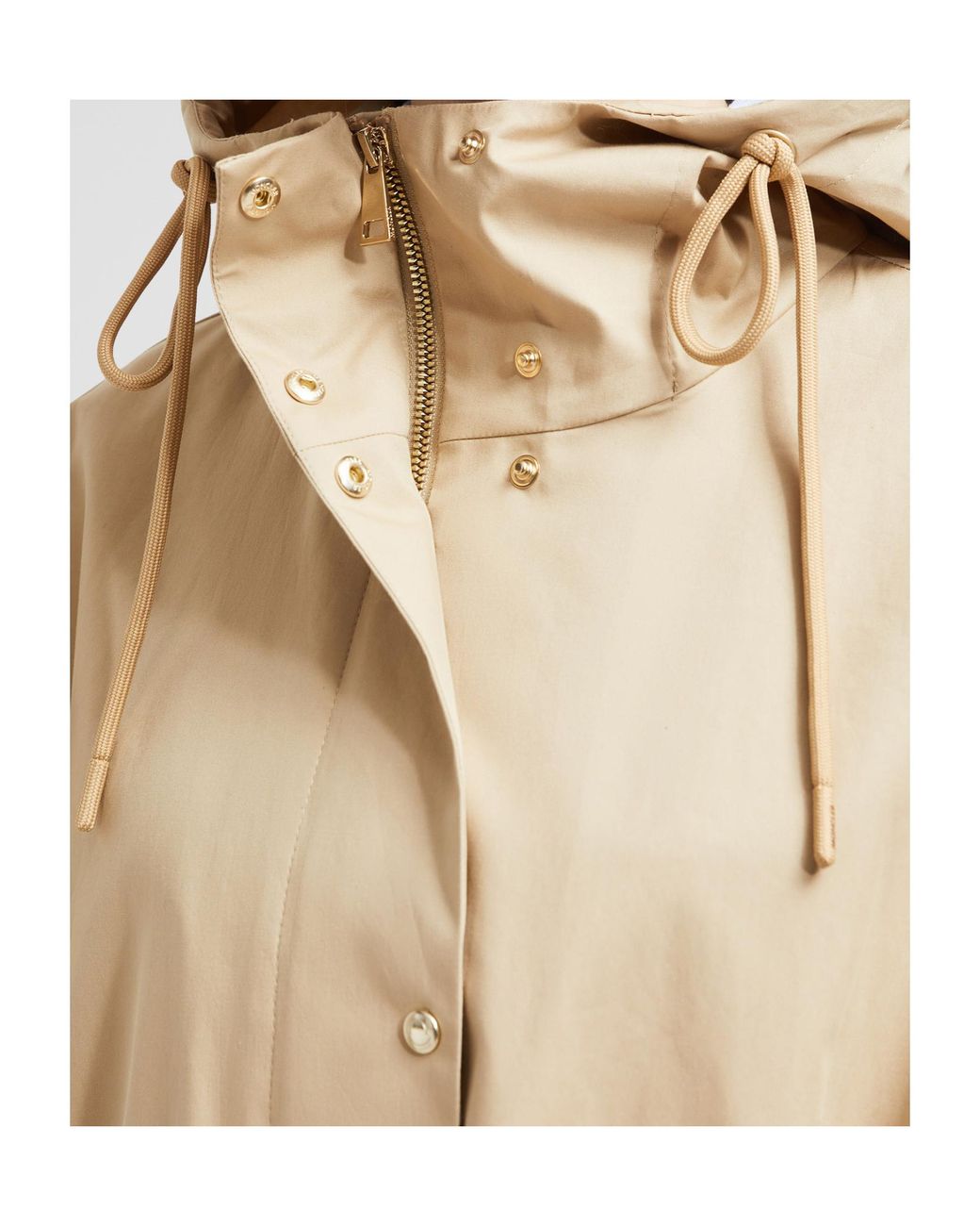 Moncler Natural Gaillon Hooded Parka