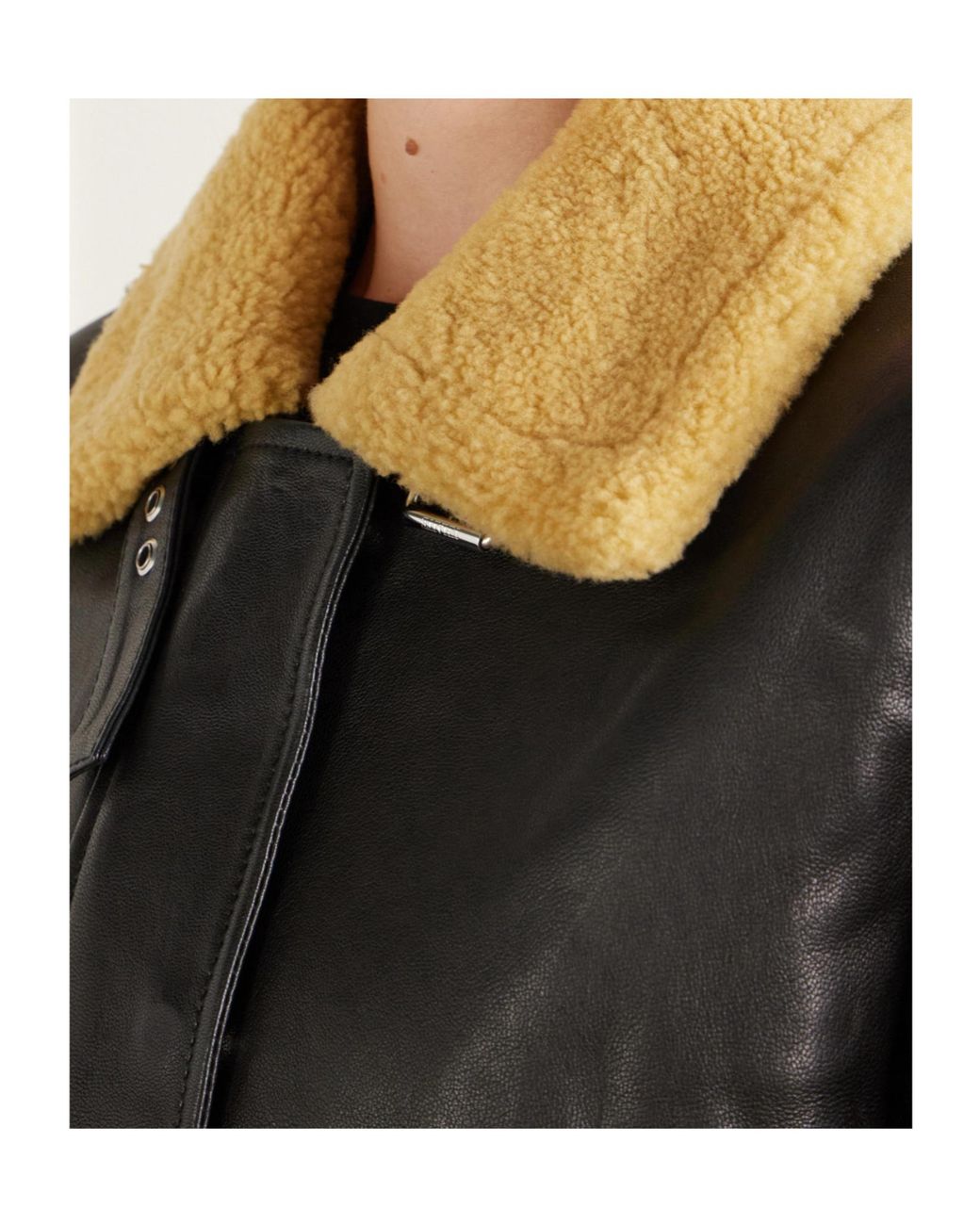 Khaite Black Long-Sleeve Leather Jacket