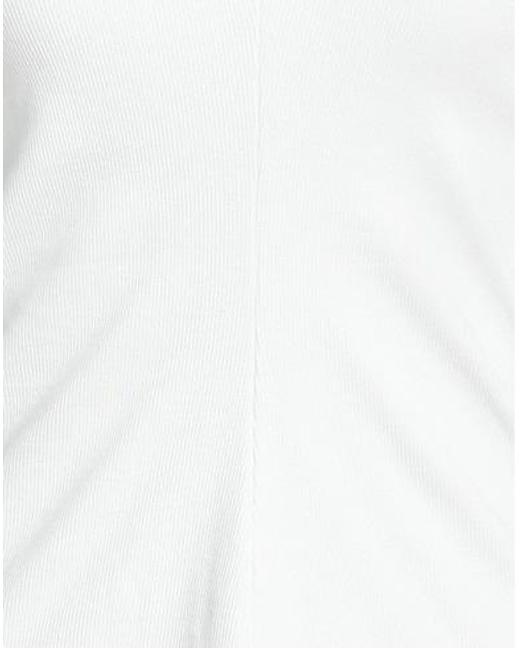 MM6 by Maison Margiela White Printed Sleeveless Top
