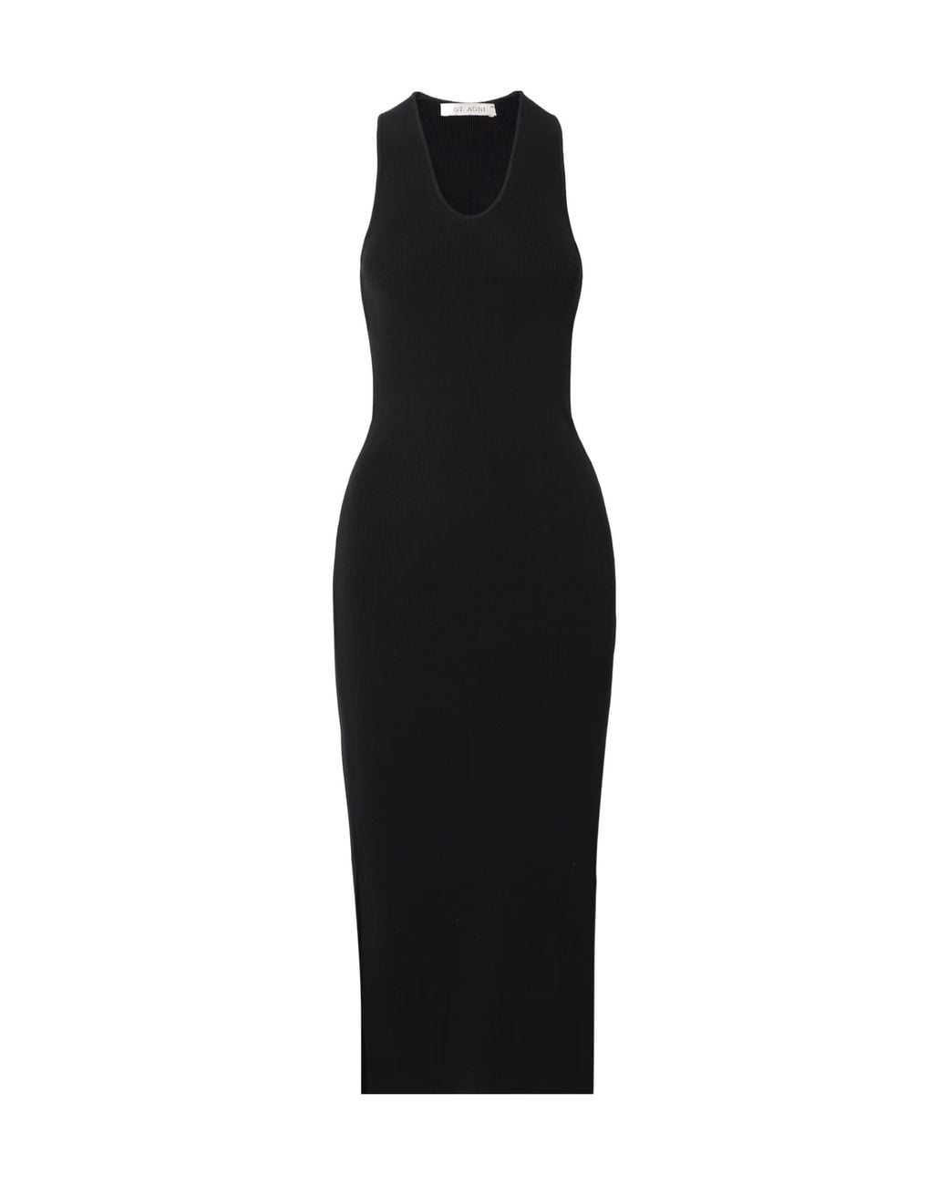St. Agni Black Sleeveless Dress