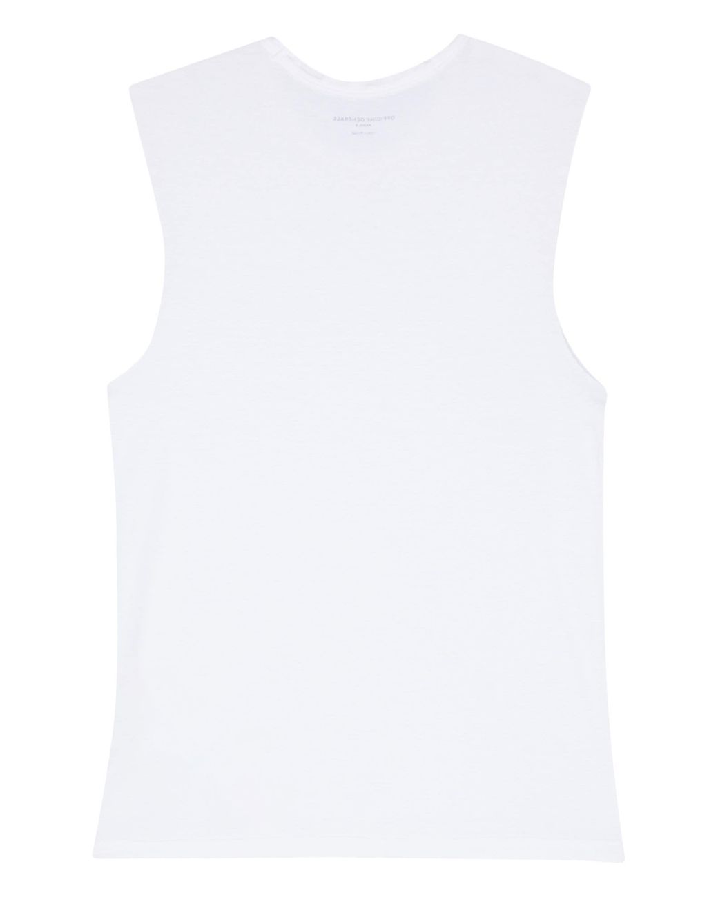 Officine Generale White Straight-Hem Top