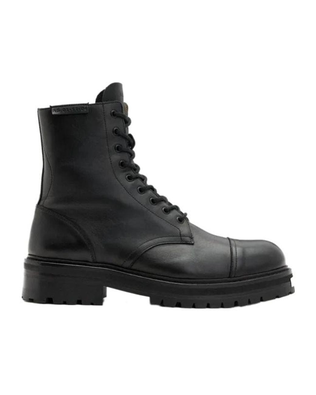 AllSaints Black Hank Boots for men