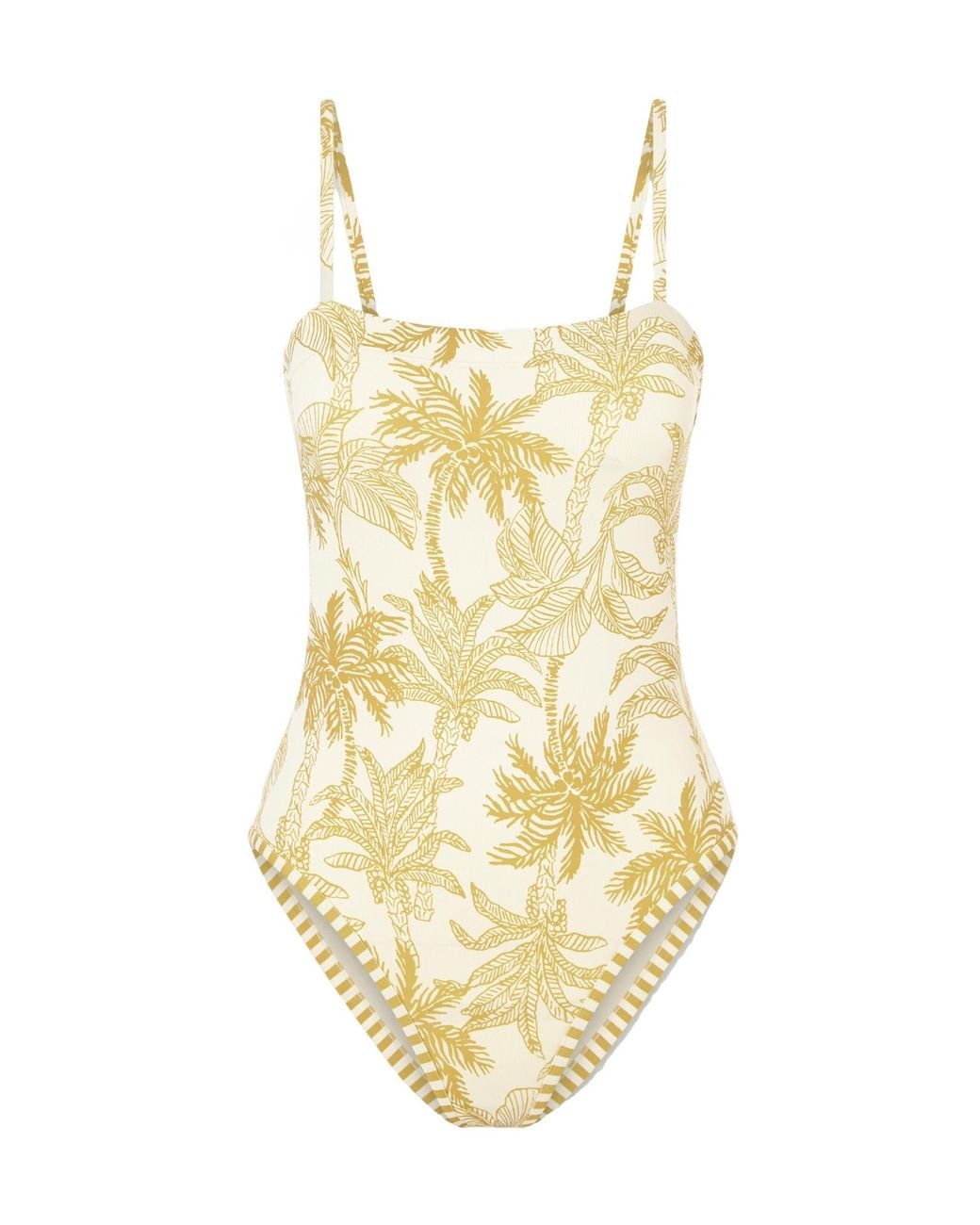 Eres Metallic Tropical Printed One-Piece Swimsuit