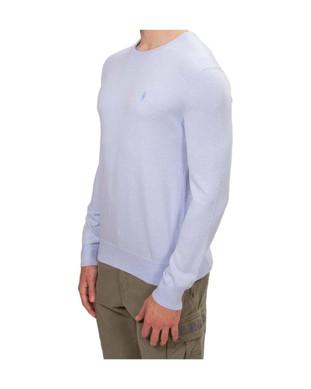 Polo Ralph Lauren Blue Logo Sweater for men
