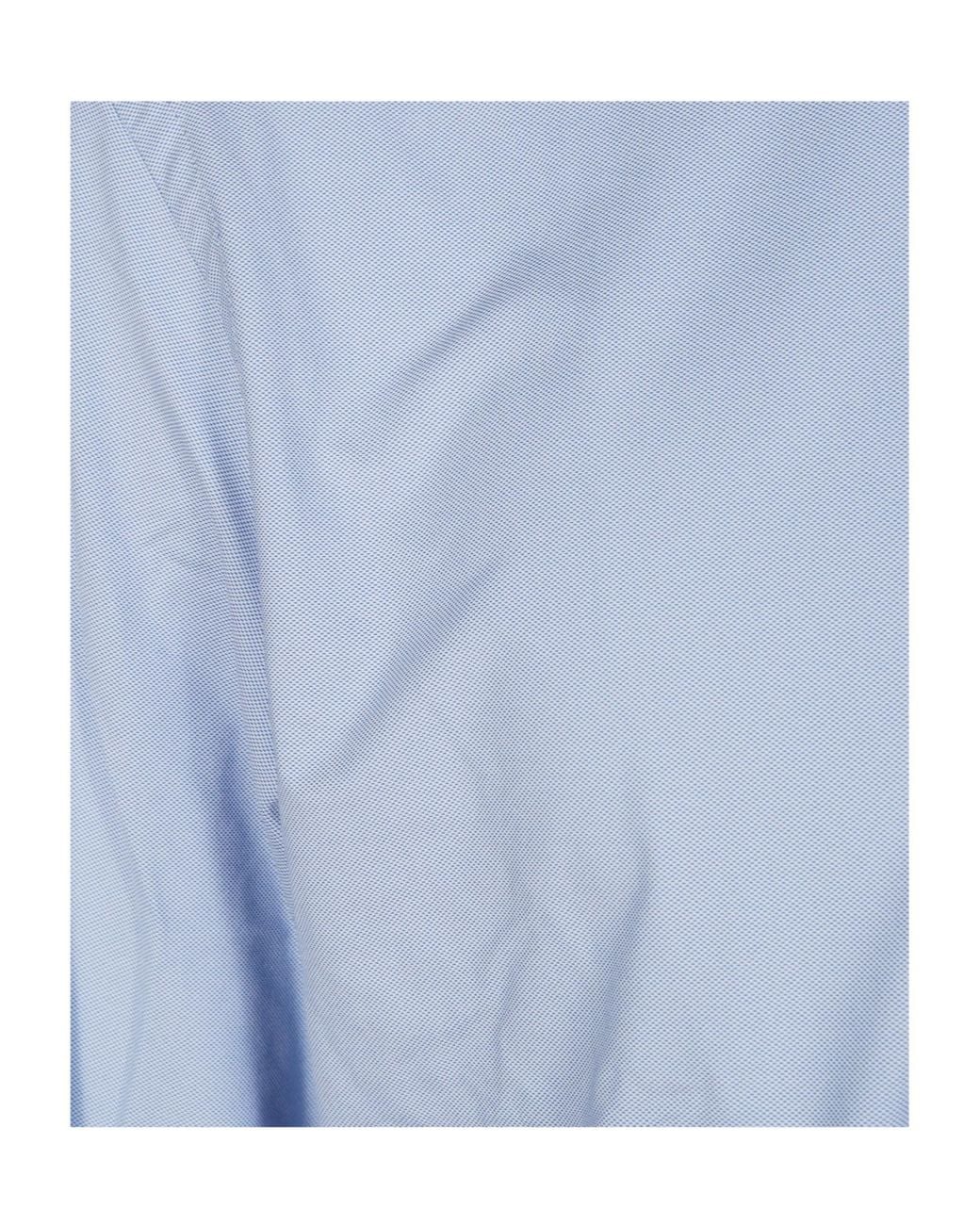 Xacus Blue Long-Sleeved Buttoned Shirt for men