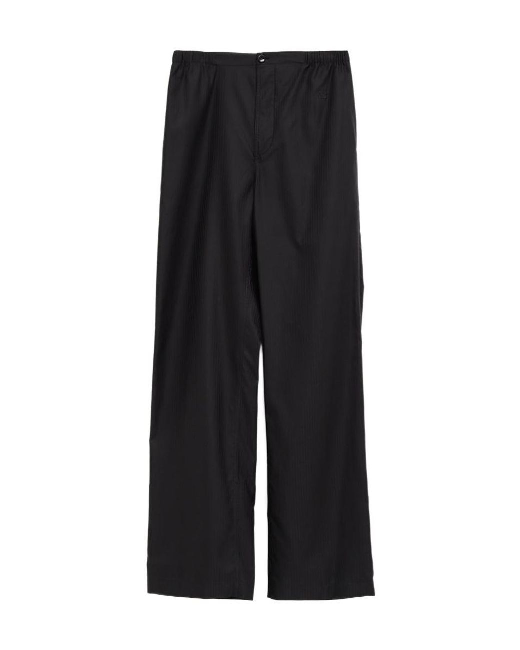 Céline Black Straight Casual Pants for men