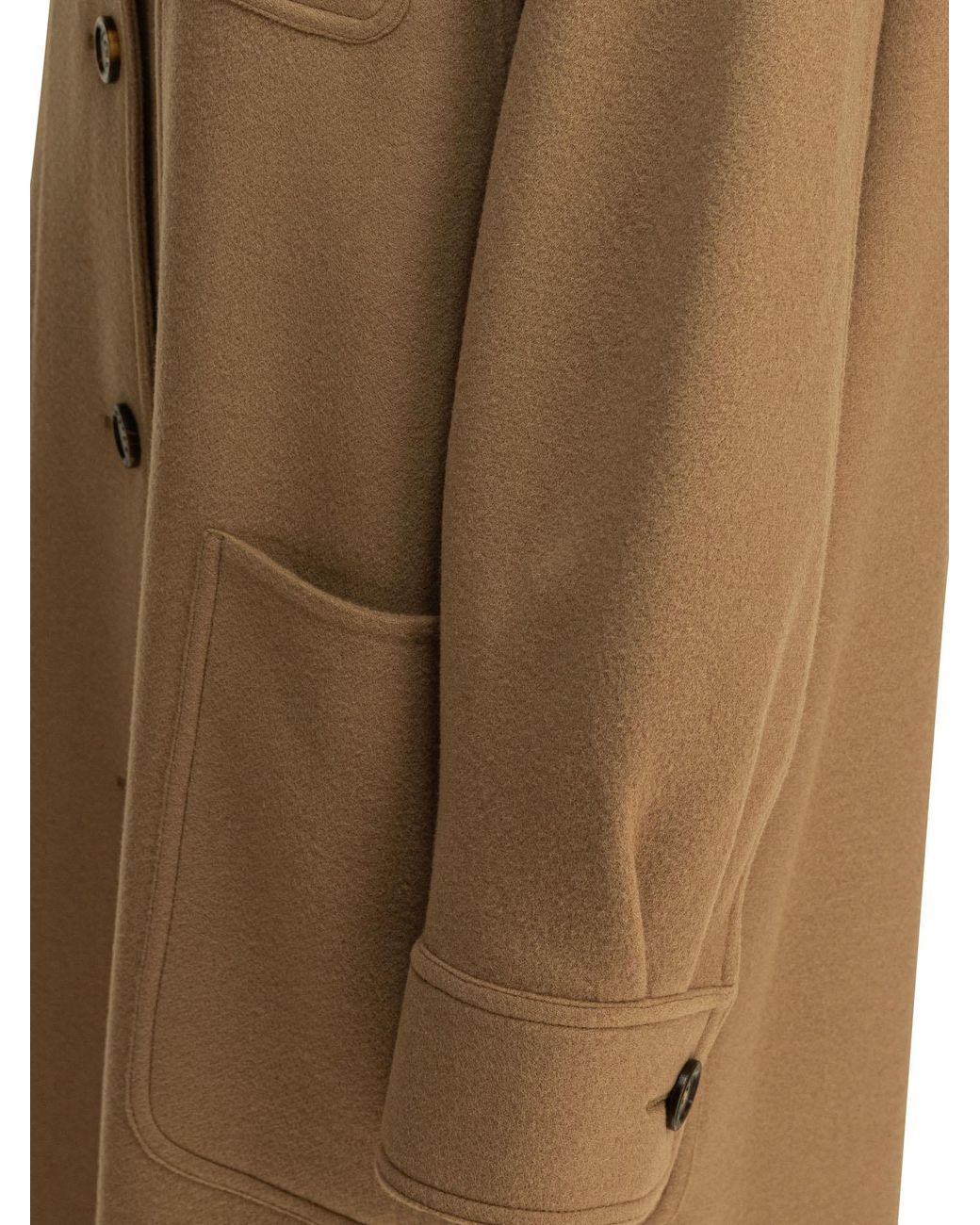 Max Mara Natural Single Breasted Coat
