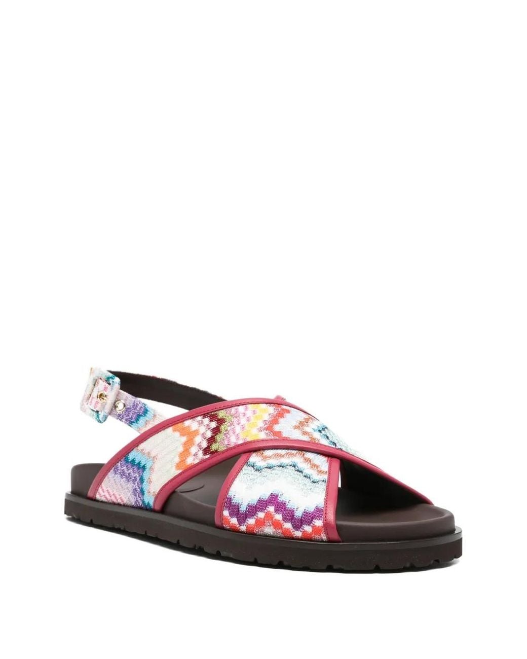 Missoni Red Zigzag Strap Sandals