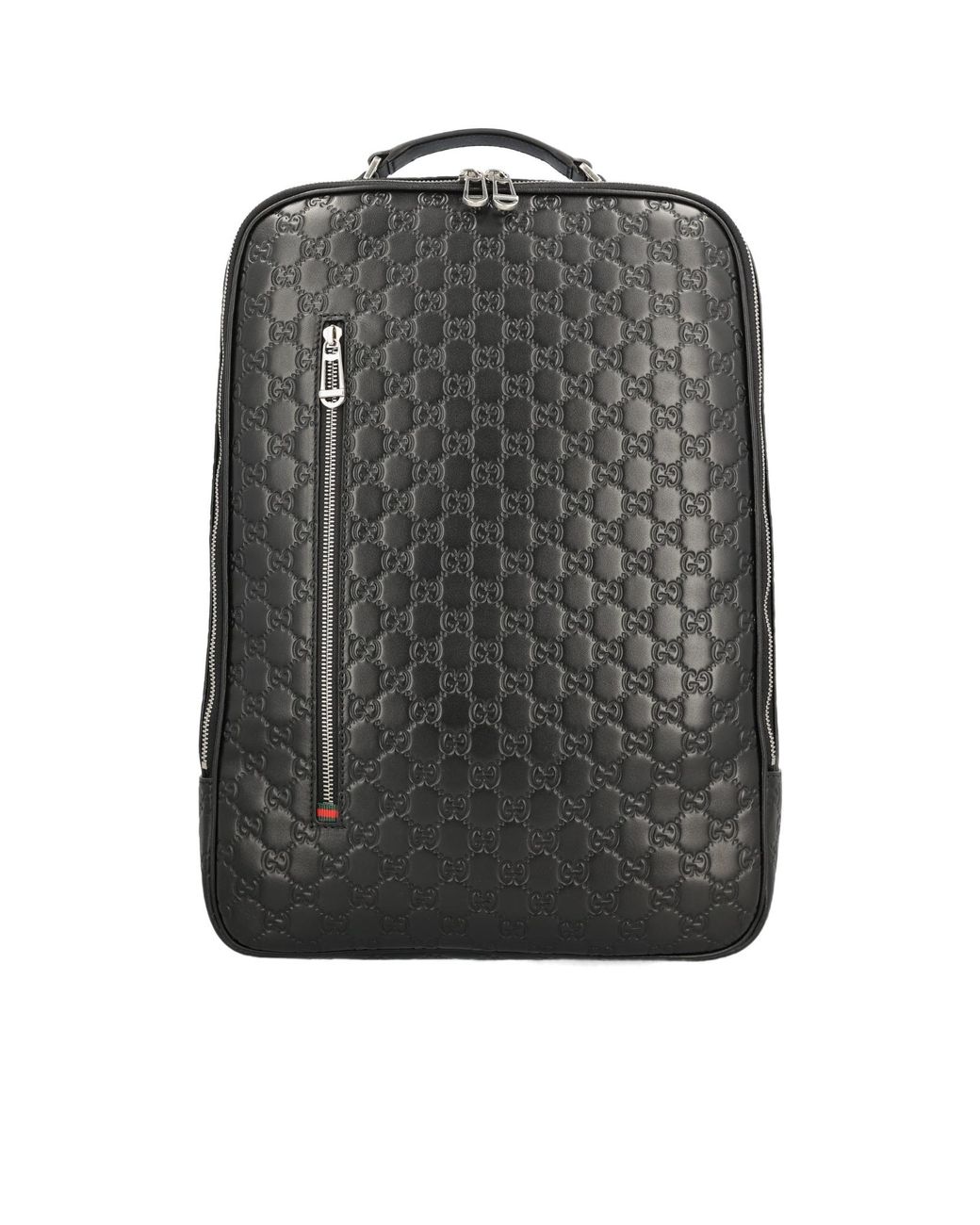 Gucci Gray Gg Embossed Medium Backpack for men