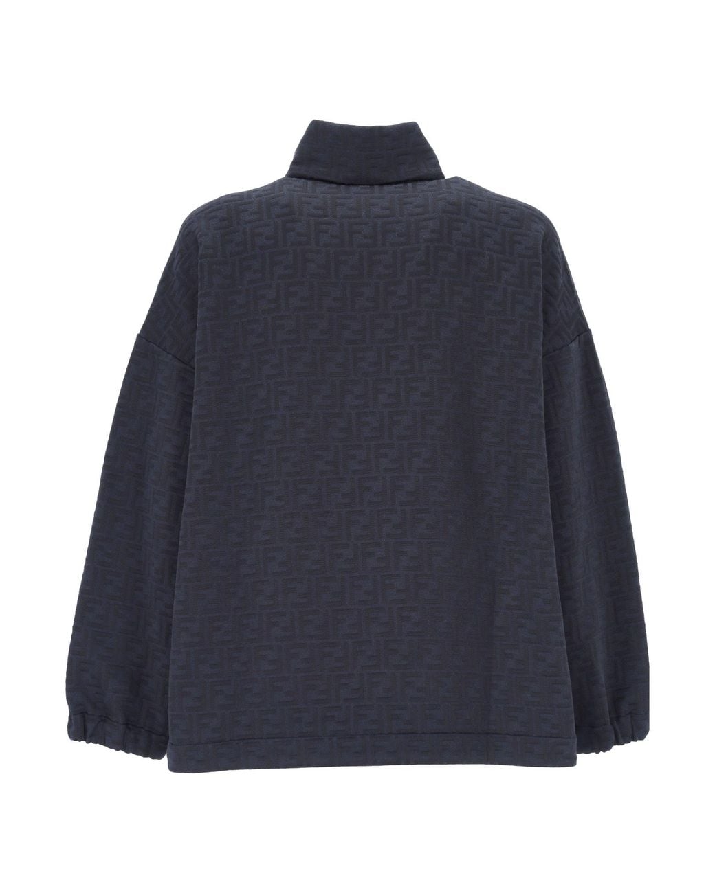 Fendi Blue Jacquard Jacket for men