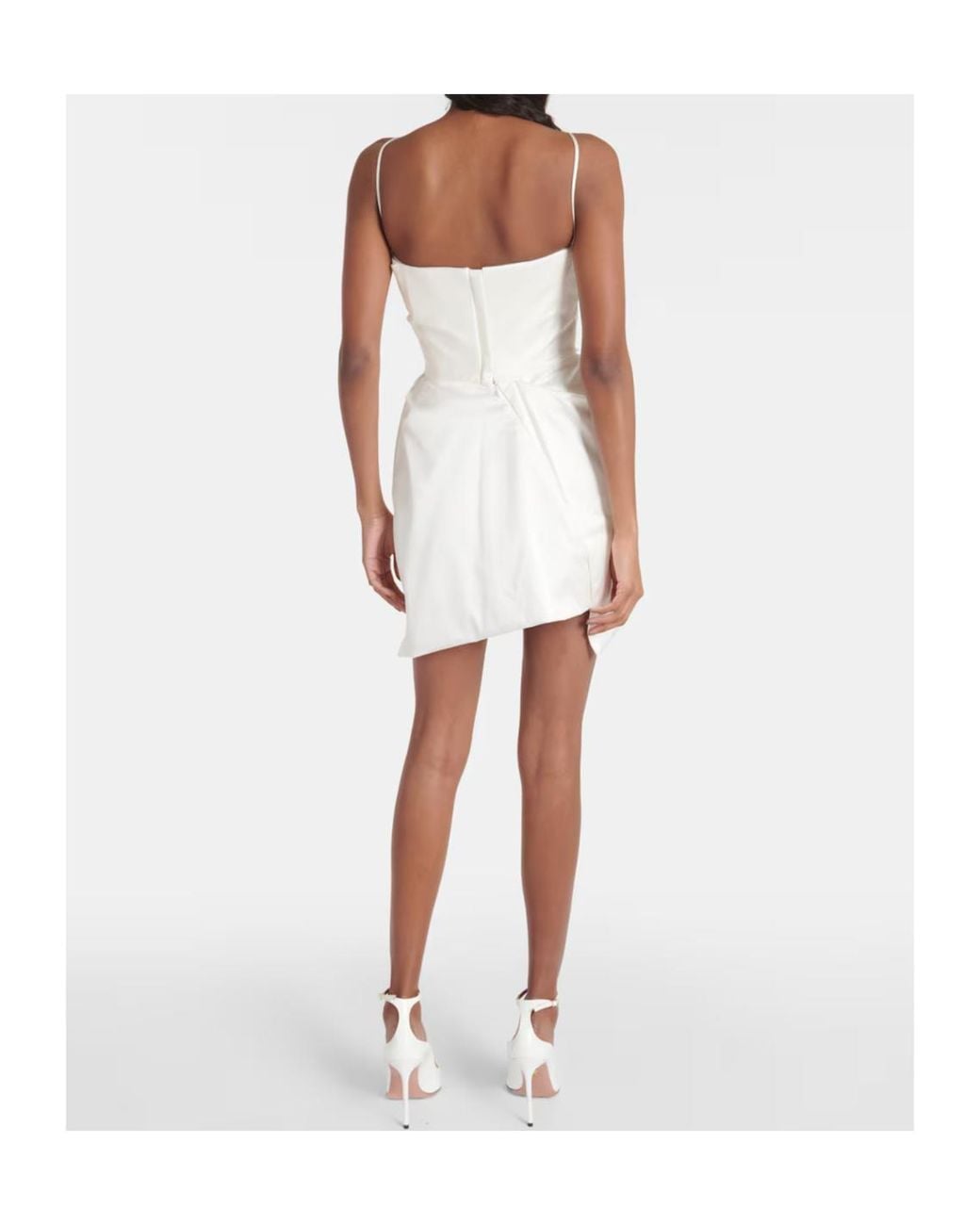 Vivienne Westwood White Bridal Venus Satin Minidress