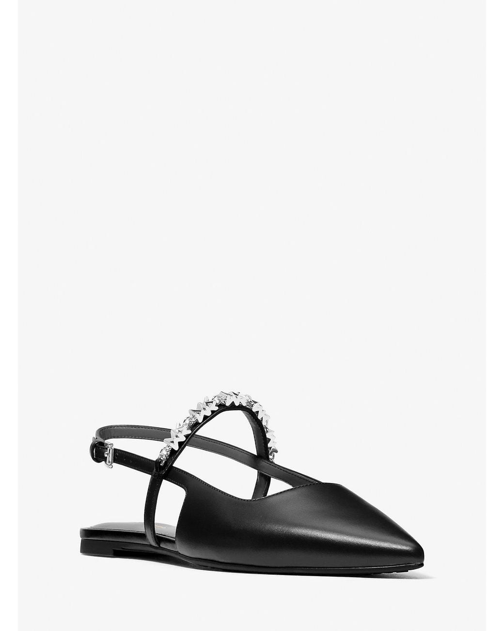 MICHAEL Michael Kors Black Dina Flex Slingback Flat