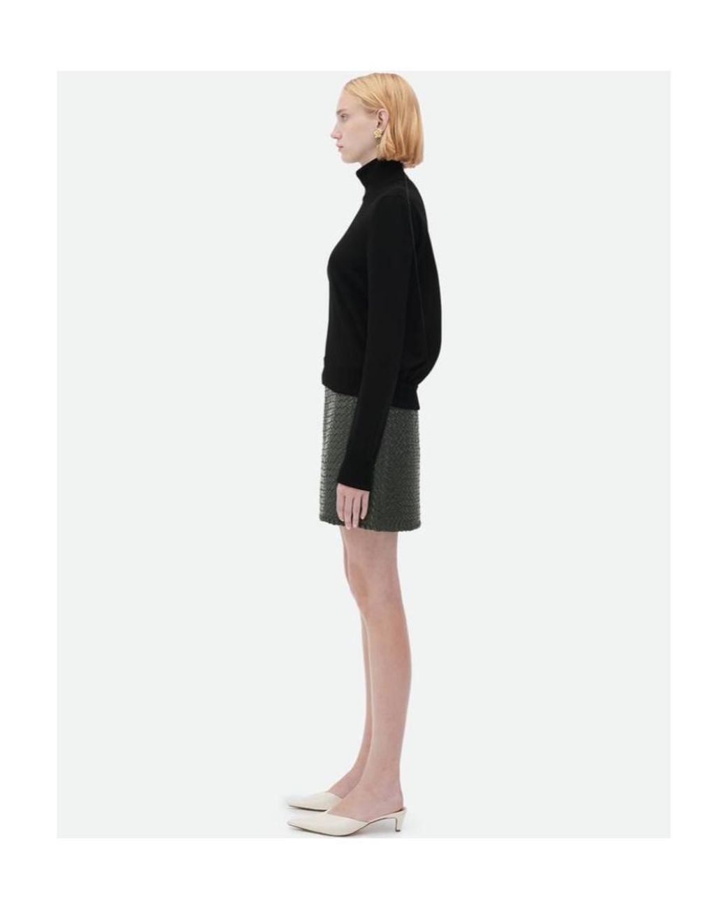 Bottega Veneta Black Logo Sweater