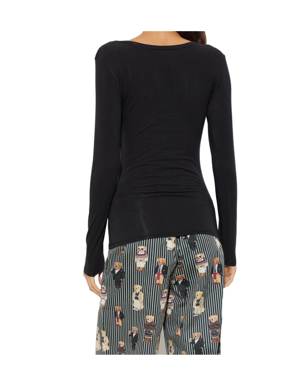 Polo Ralph Lauren Black Long-Sleeve T-Shirt