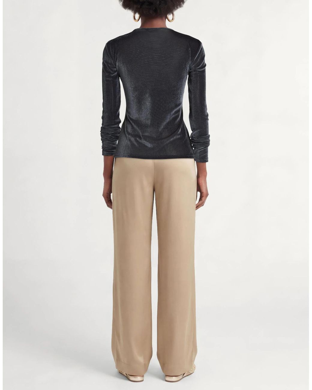 Max Mara Blue Long Sleeves Tops