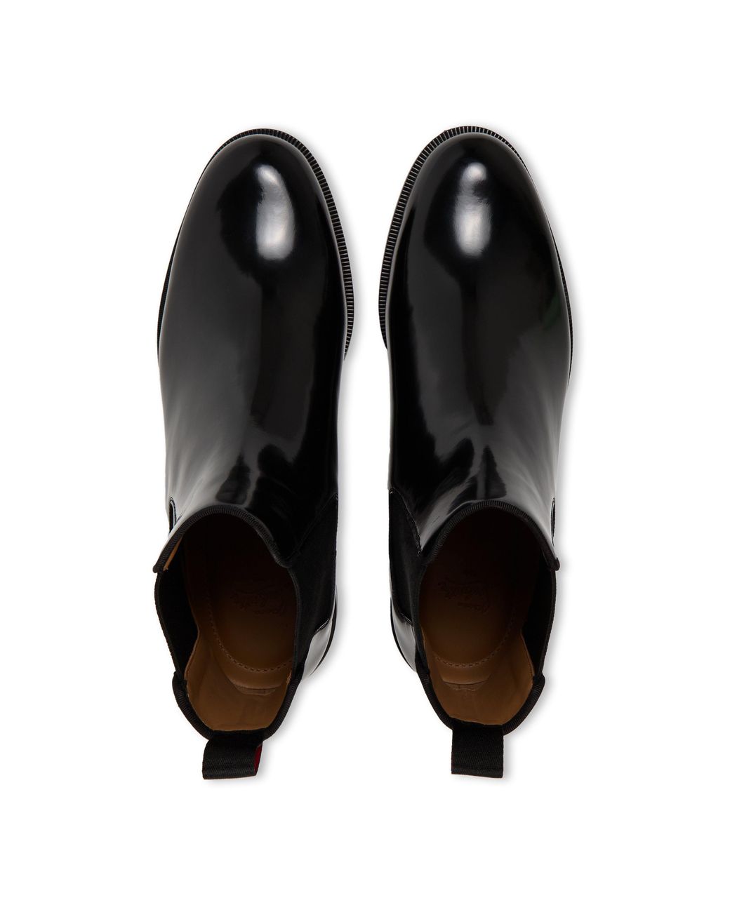 Christian Louboutin Black Chelsea Ankle Boots for men