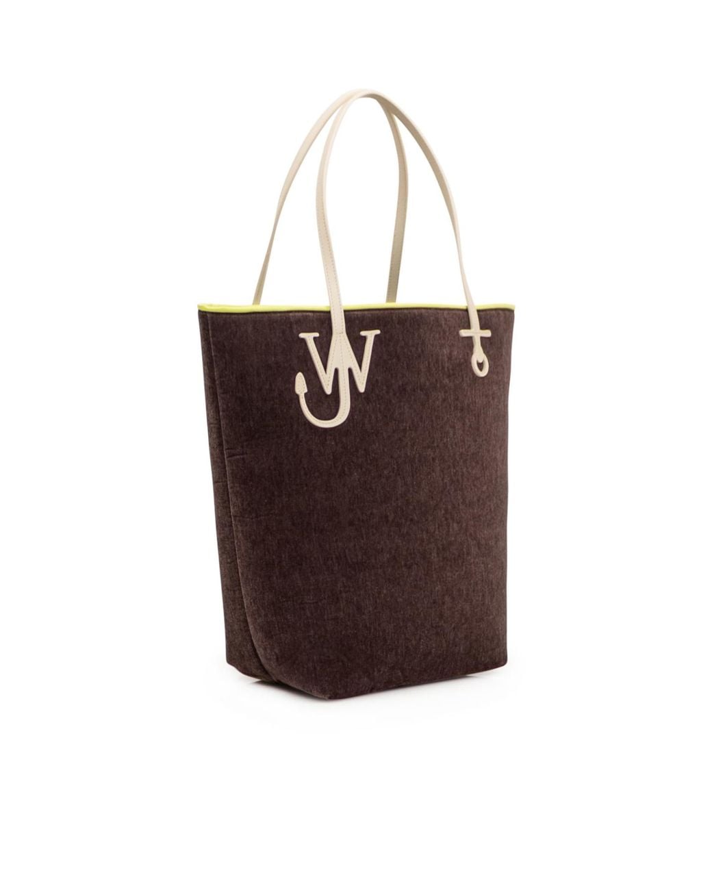 J.W. Anderson Brown Jw Anderson Anchor Logo Plaque Tote Bag