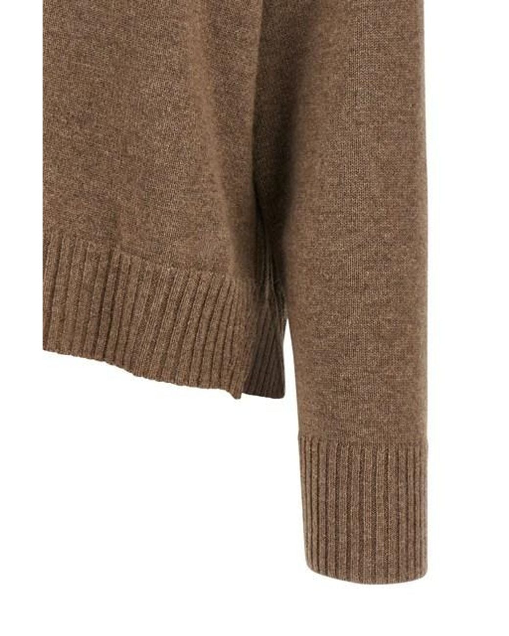 Loulou de Saison Brown Kaia V-Neck Cardigan