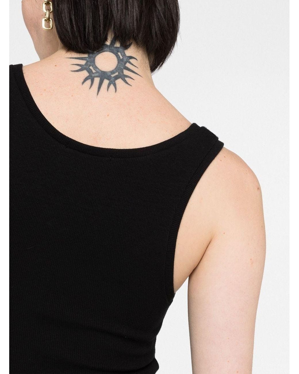 Wardrobe NYC Black Sleeveless Vest Top