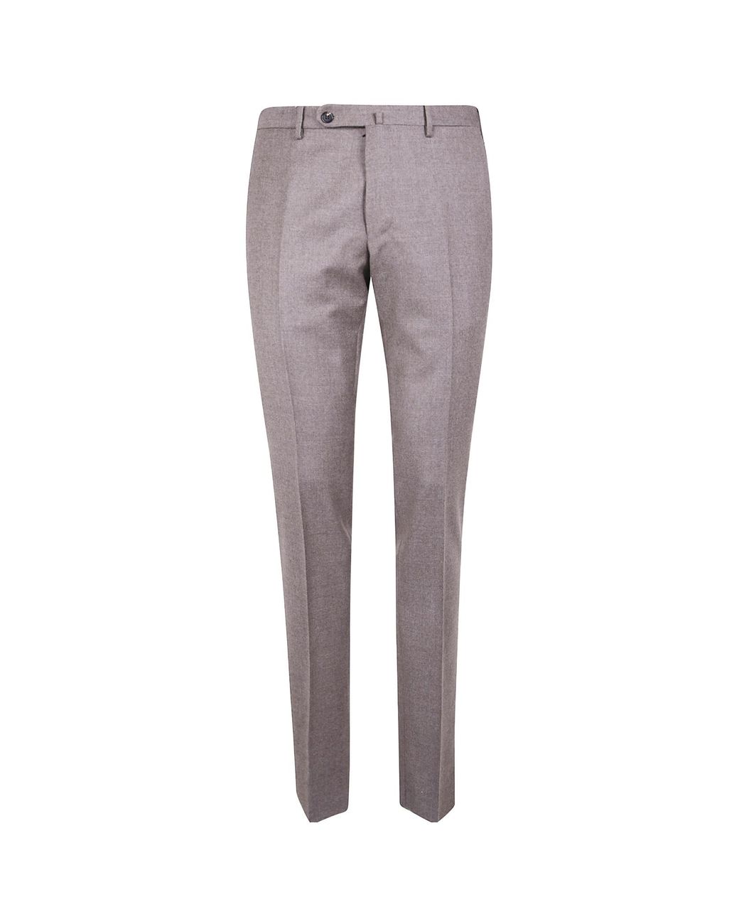 Incotex Gray Cotton Trousers for men