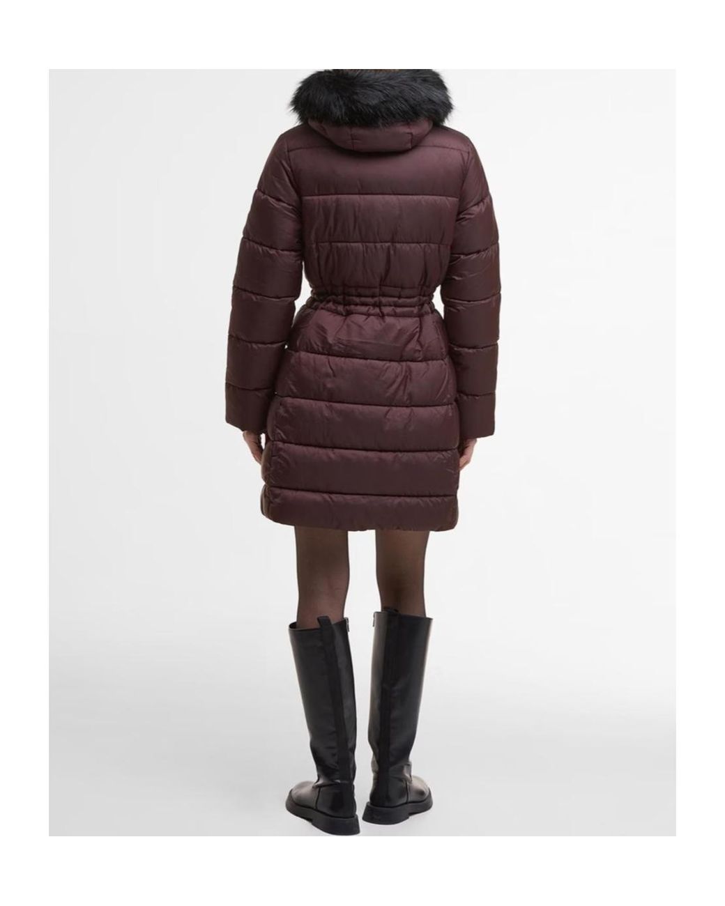 Barbour Purple Anastasia Puffer Jacket