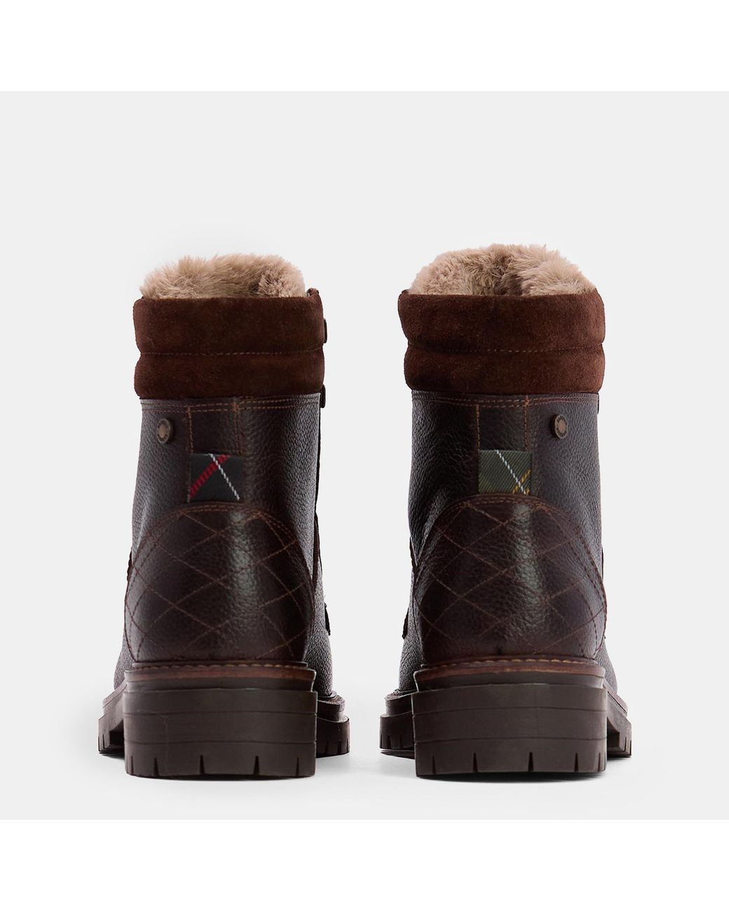 Barbour Brown Hiker Rugged Boots
