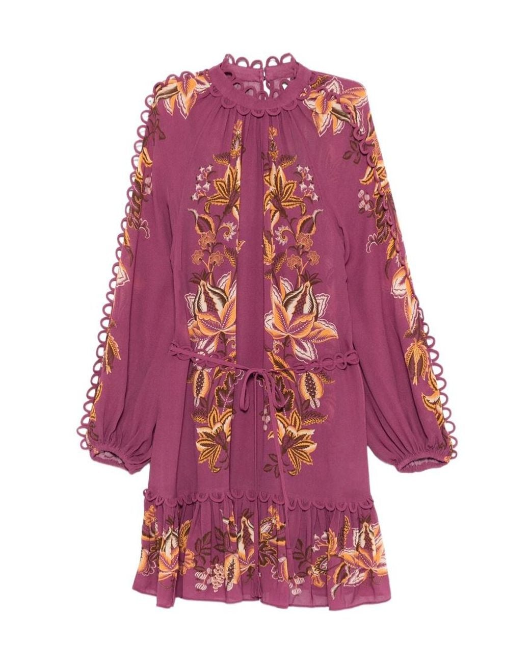 Farm Rio Red Ruffled Dress