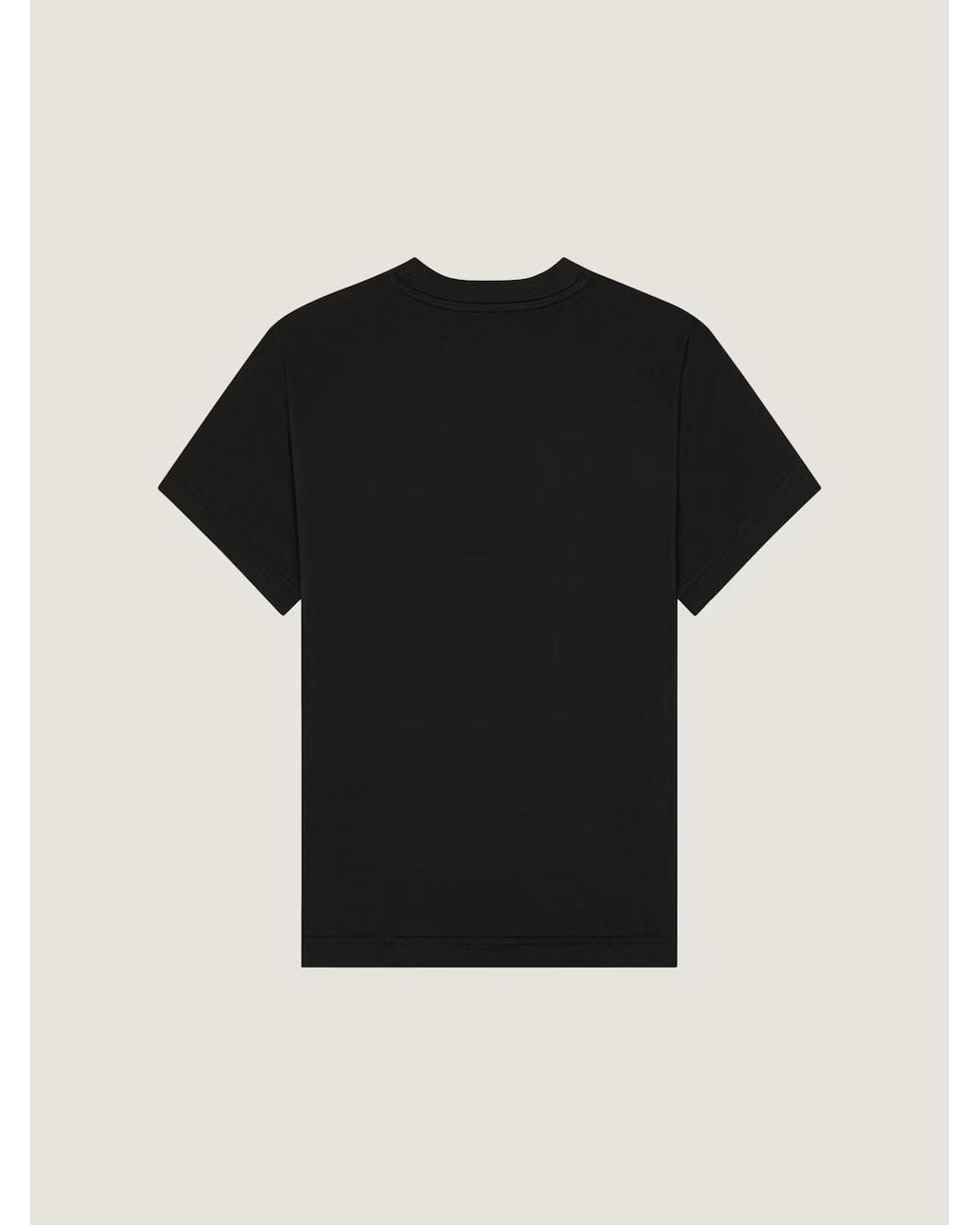 Givenchy Black Logo Embroidered Crewneck T-Shirt