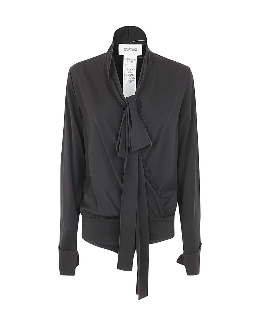 Sportmax Black Moretto Body Shirt