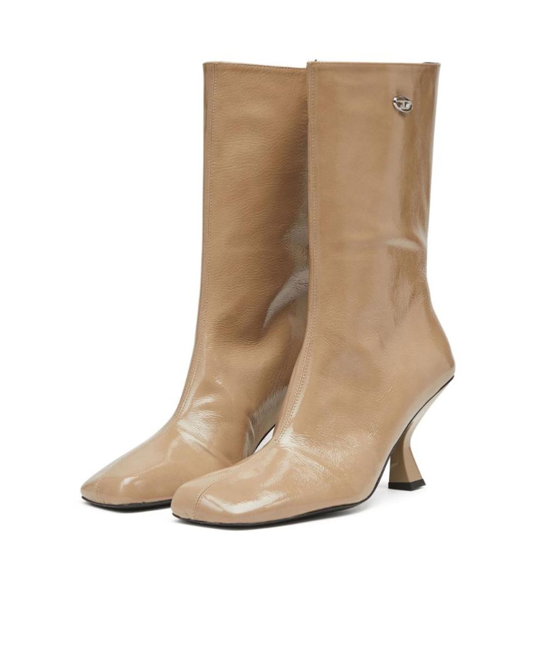 DIESEL Natural D-Amber Tube Ankle Boots