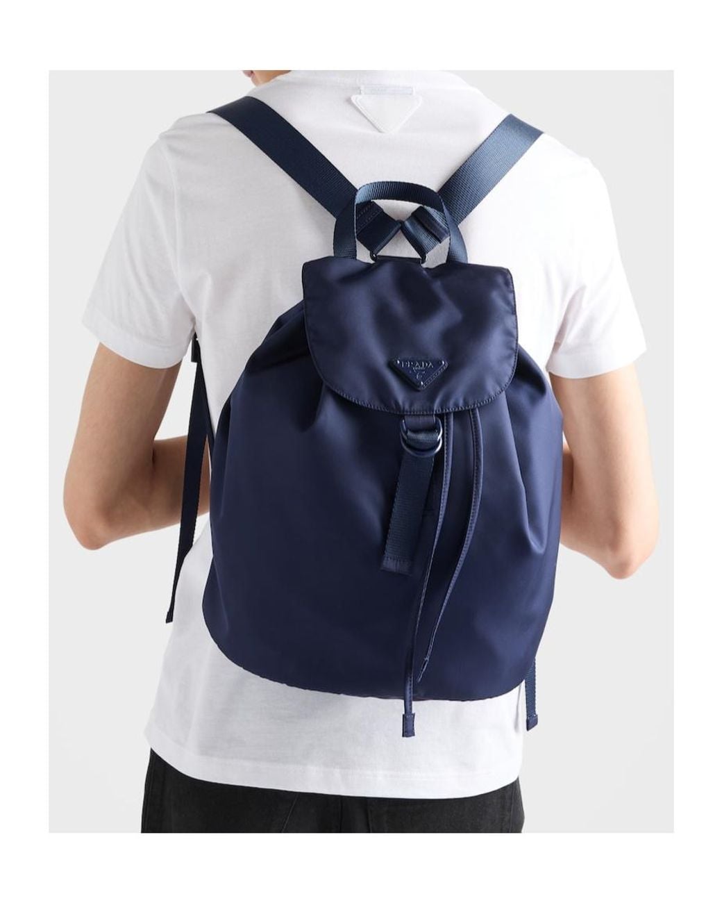 Prada Blue Re-Nylon Backpack