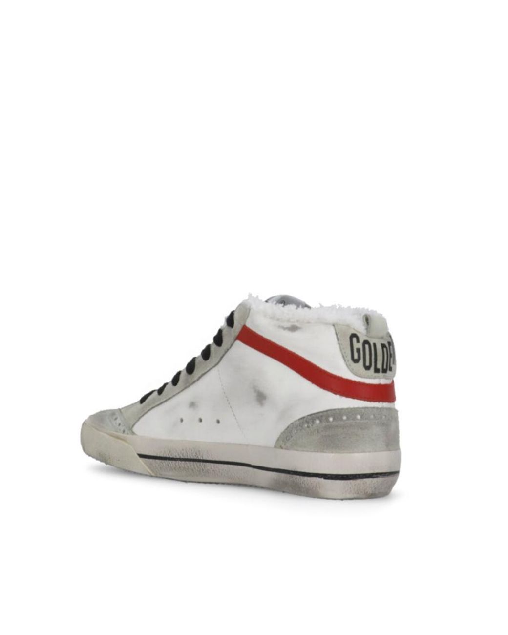 Golden Goose Deluxe Brand Brown Mid-Star Lace Up Sneakers