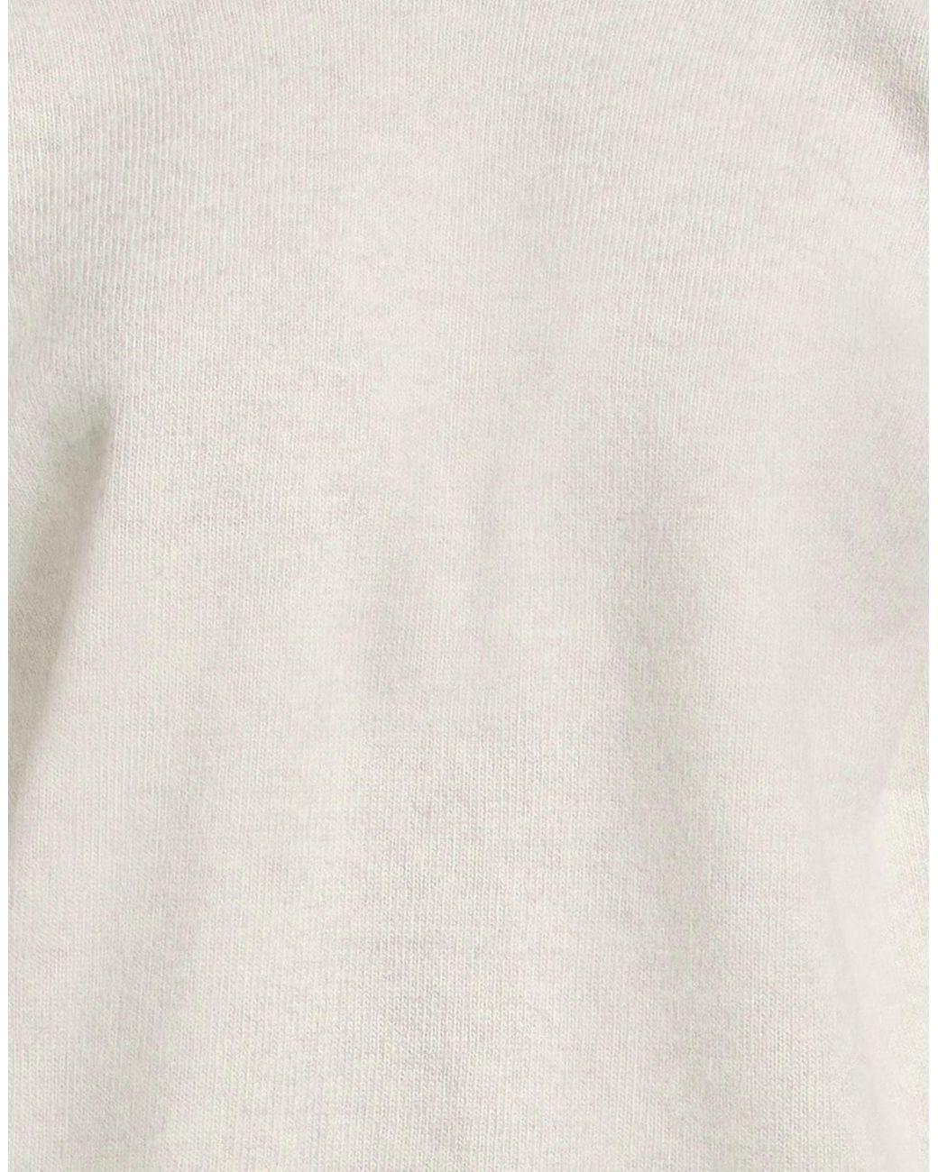 Maison Margiela White Medium-Thickness Wool Knit Sweater