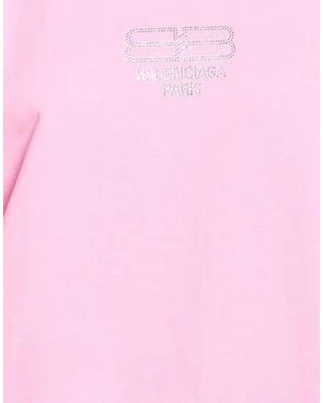 Balenciaga Pink Oversized Hoodie