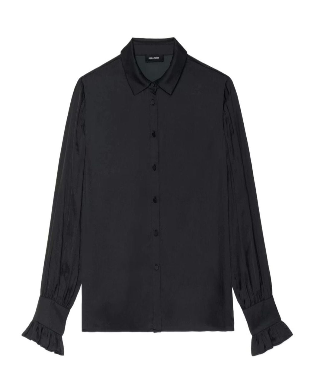 Zadig & Voltaire Blue Thely Satin Shirt