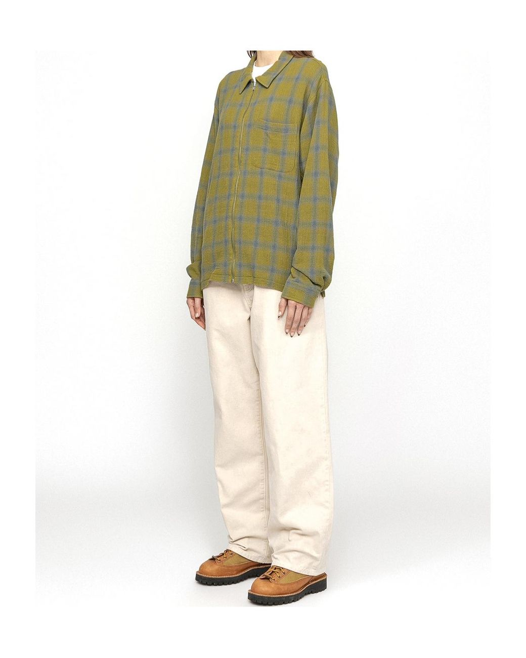 Stussy Green Zippered Shirt for men
