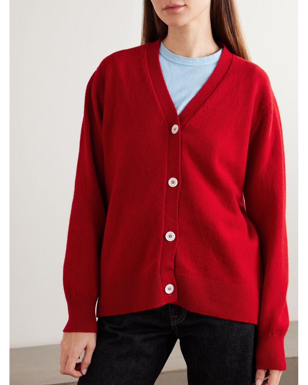 &Daughter Red Wool Knitted Sweater