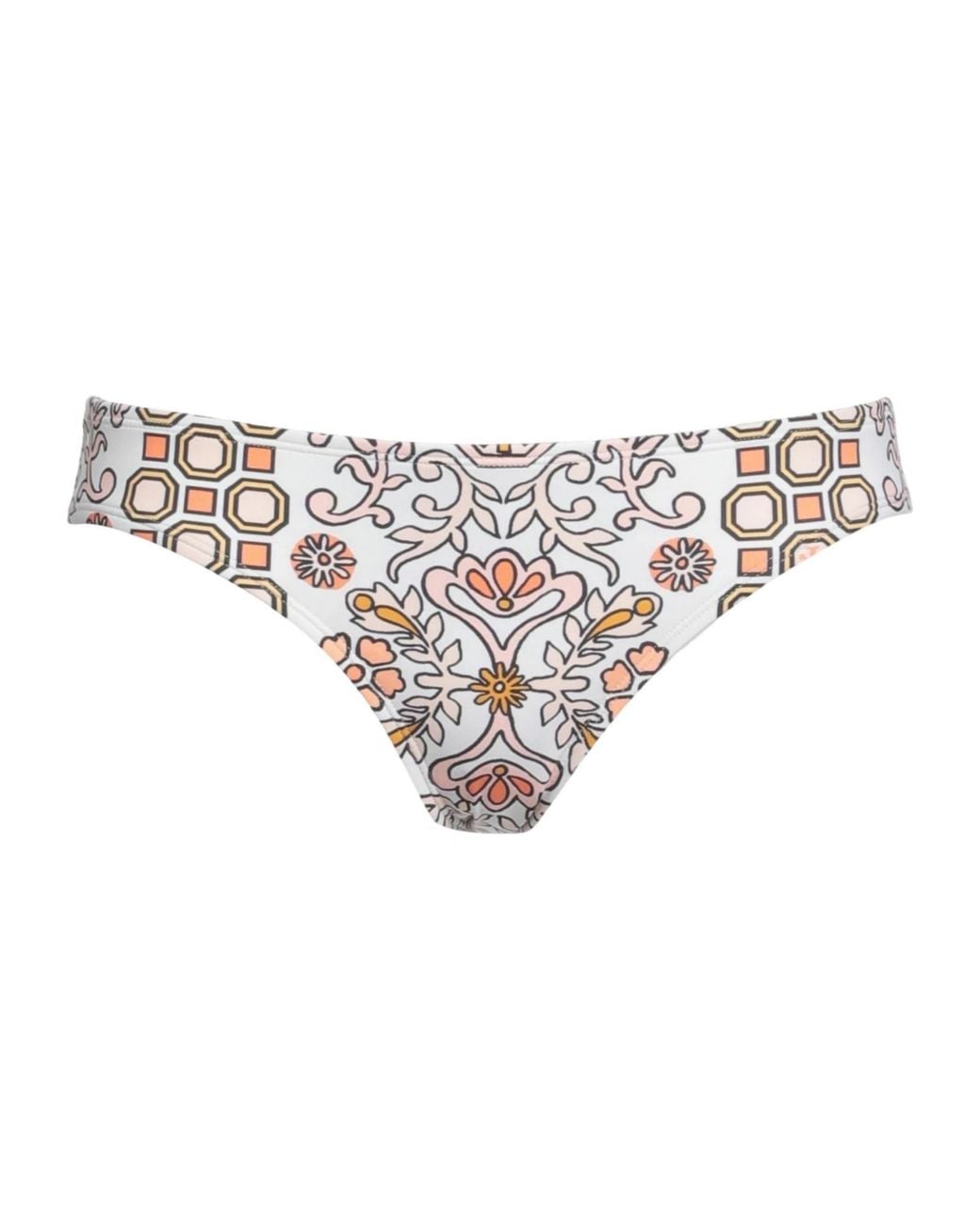 Tory Burch White Floral Bikini Bottom