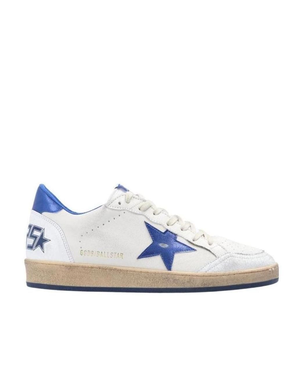 Golden Goose Deluxe Brand Blue Ball Star Low-Top Sneakers for men