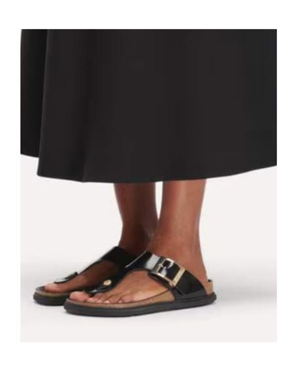 Birkenstock Brown Gizeh Buckle Flip-Flops Slides
