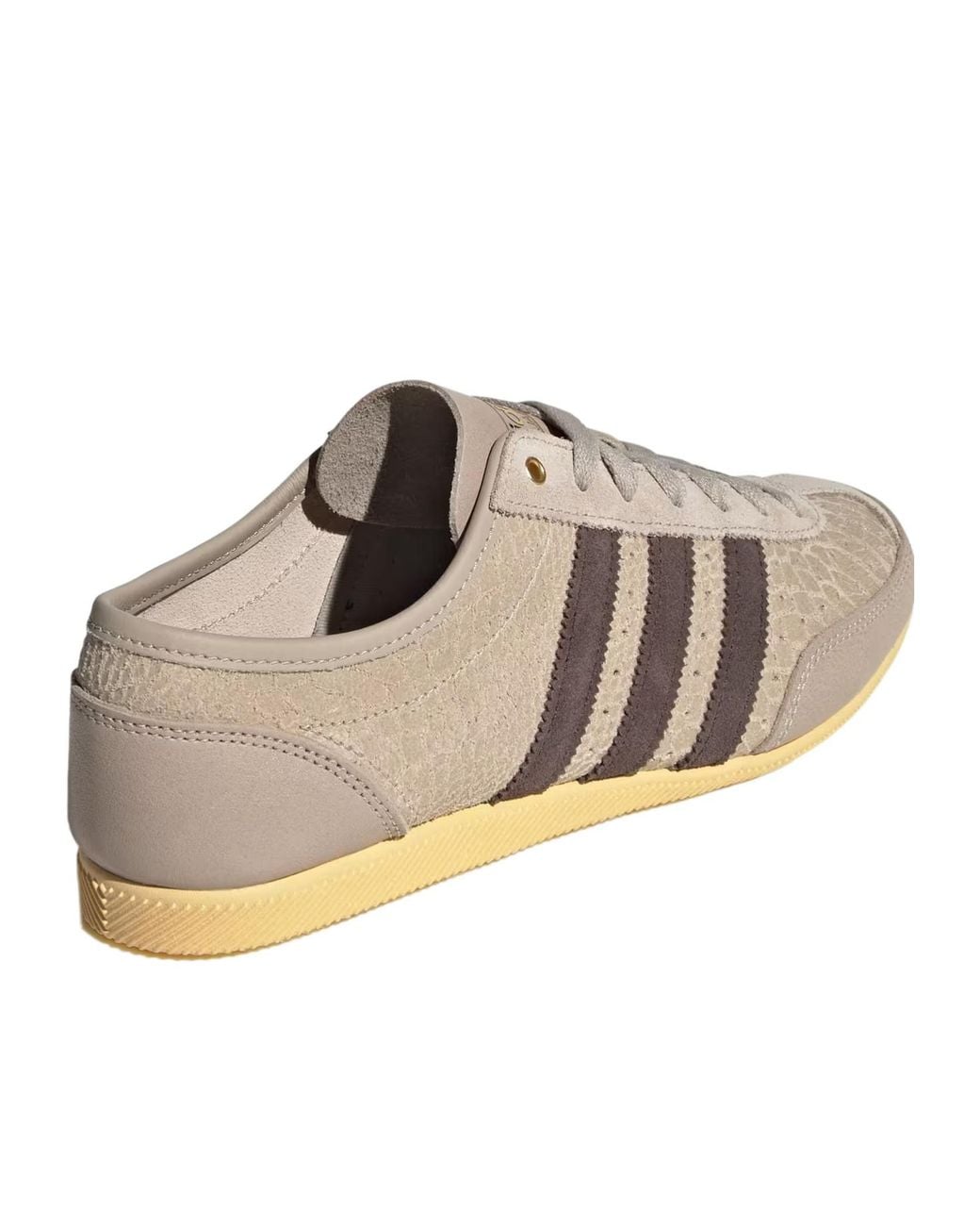 Adidas Originals Brown Japan Decon 3-Stripes Lace-Up Sneakers for men