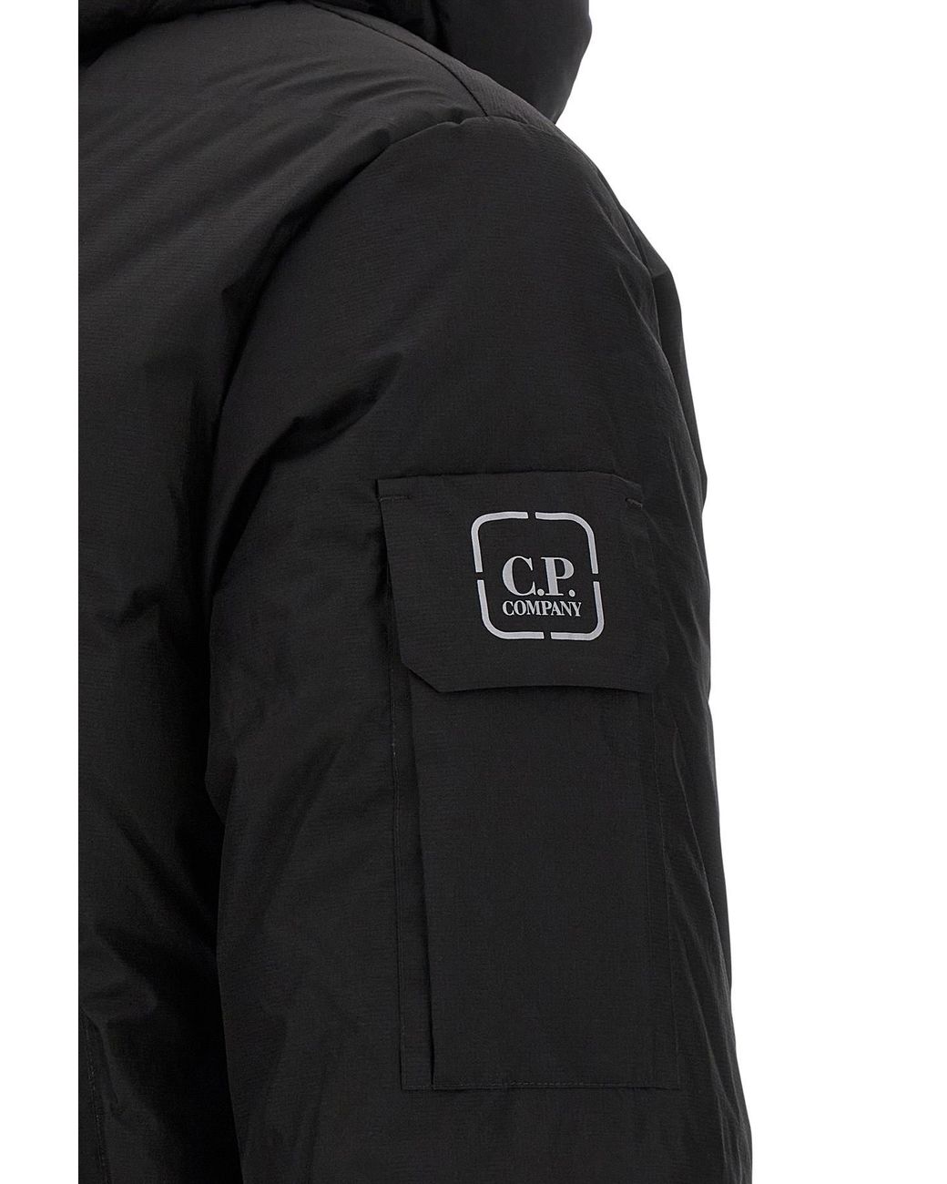 C P Company Black 'The Metropolis Series' Down Jacket for men