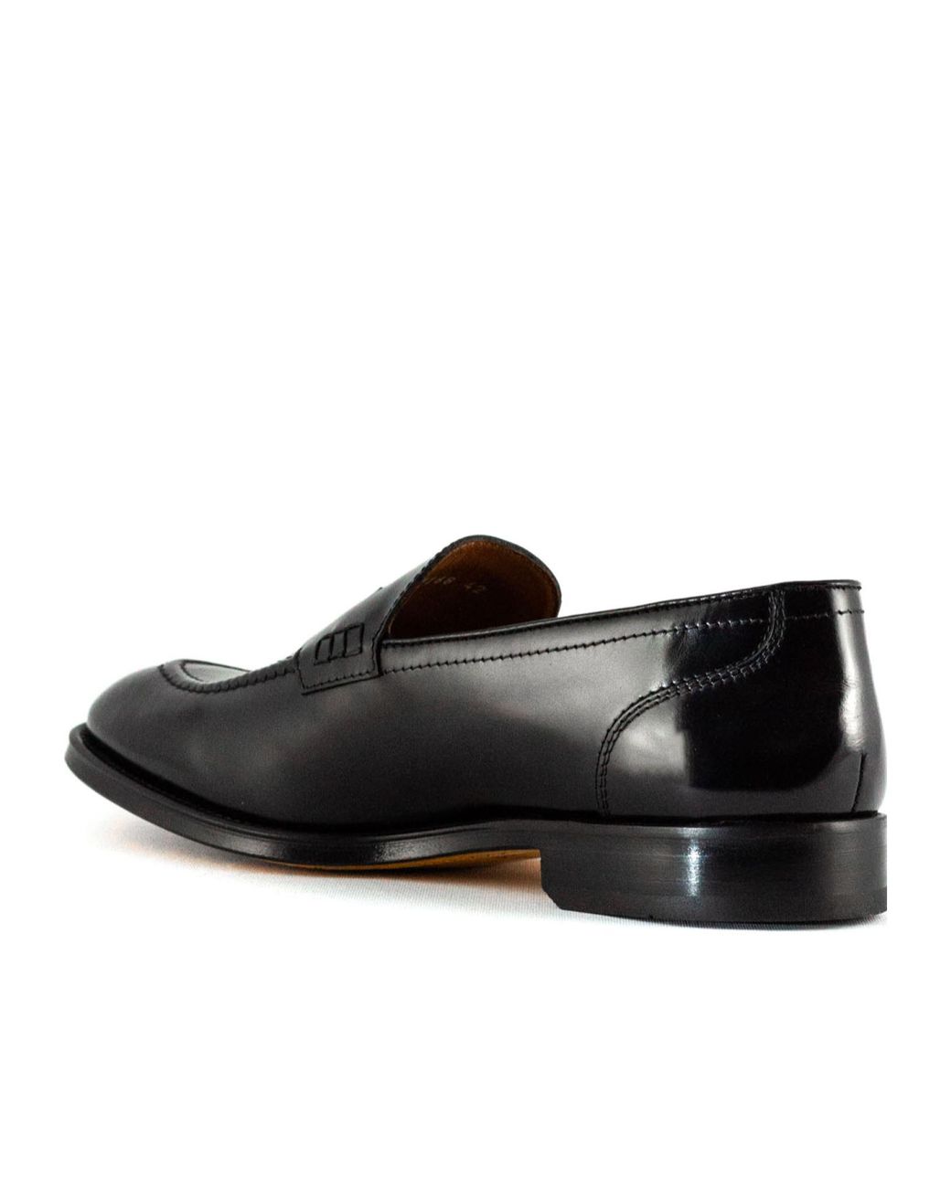 Doucal's Black Penny Loafers for men