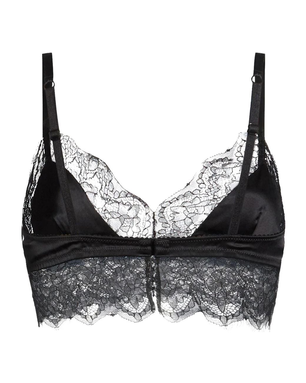 Dolce & Gabbana Black Solid Colour Bras