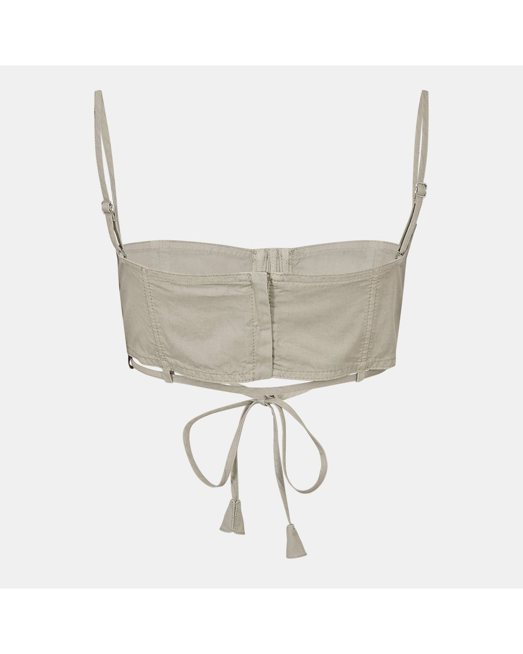 Gucci Gray Bra Straps