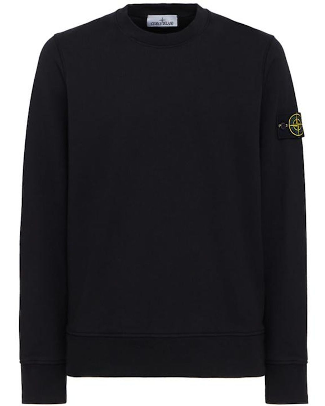 Stone Island White Cotton Sweatshirt for men